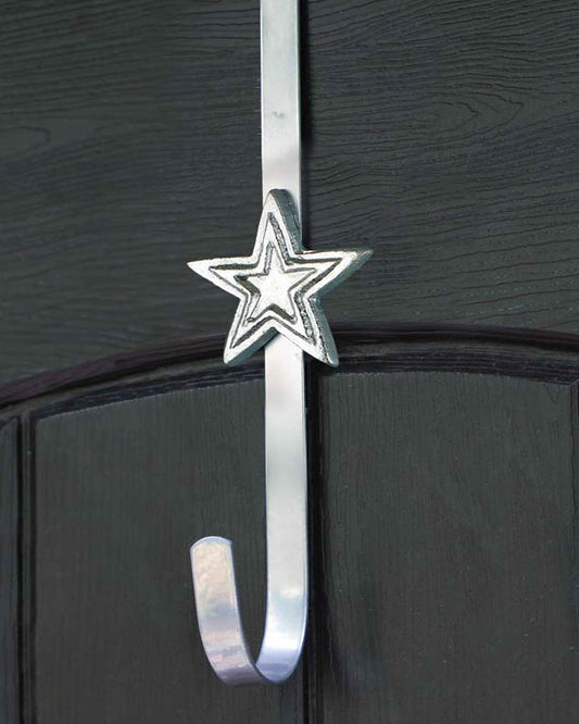 Silver Star Wreath Hanger