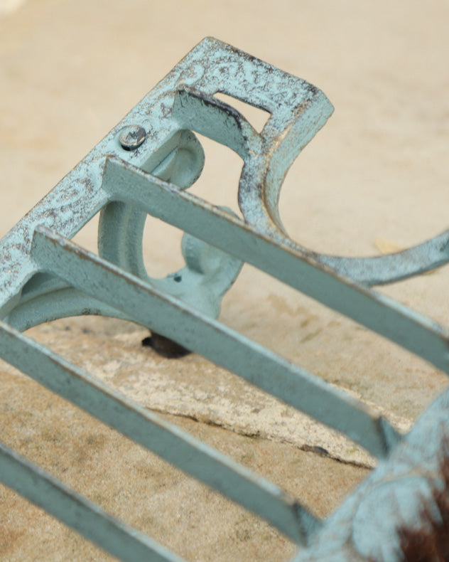 Fern Green Cast Iron Boot Brush Scraper