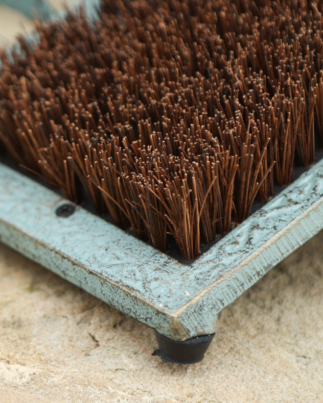Fern Green Cast Iron Boot Brush Scraper