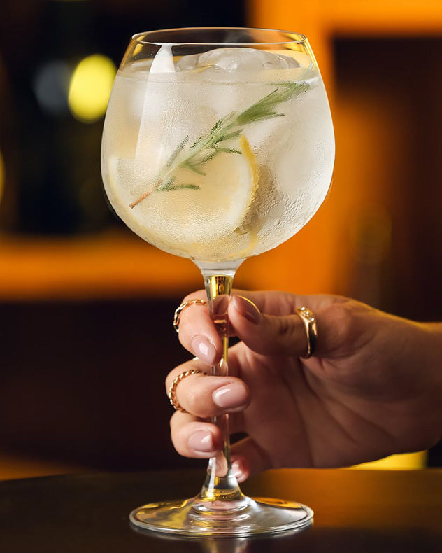 Set Of Two Handmade Copa Gin Glasses