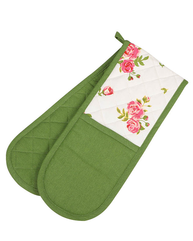 Helmsley Blush Floral Print Oven Gloves