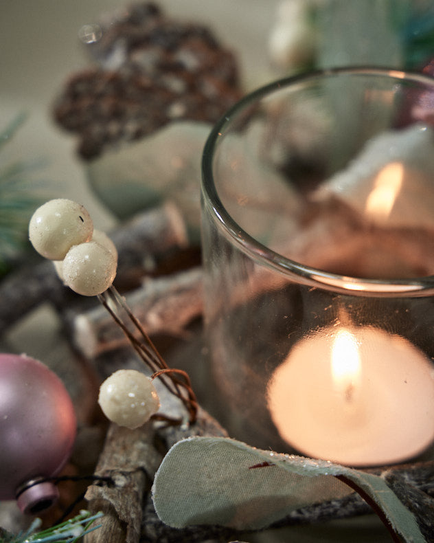 Sugar Sparkle Christmas Candle Holder