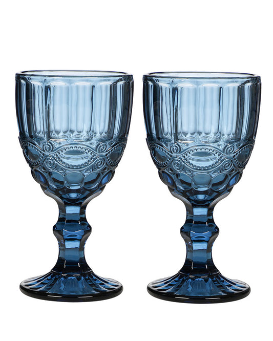 Aurielle Blue Wine Goblet