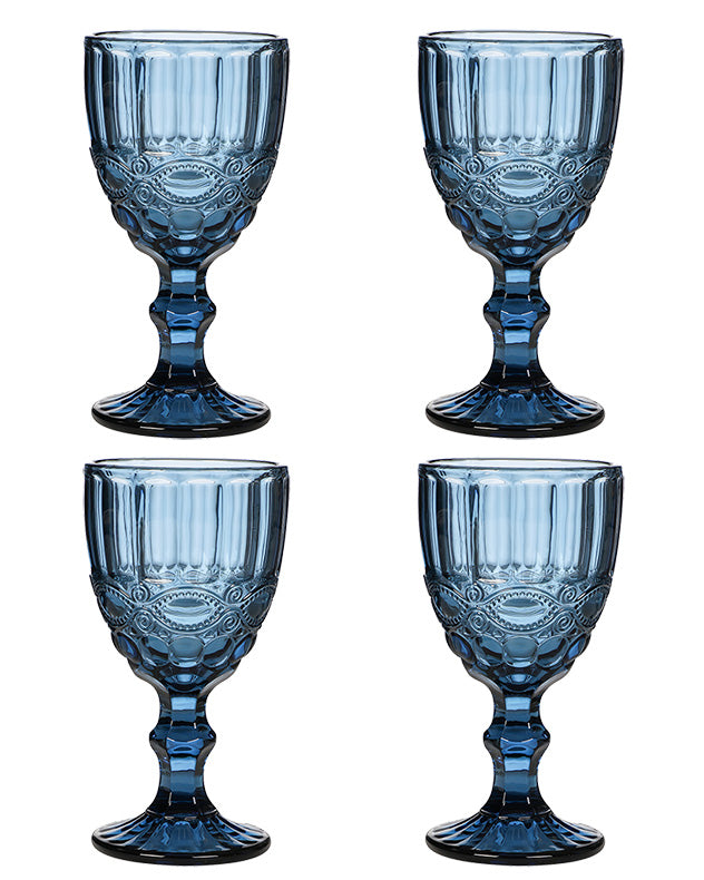 Aurielle Blue Wine Goblet