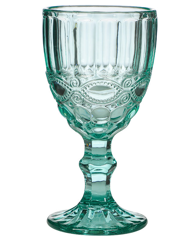 Aurielle Turquoise Wine Goblet