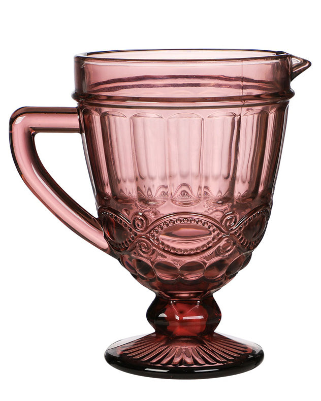 Aurielle Amethyst Glass Serving Pitcher