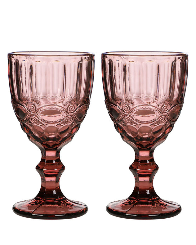 Aurielle Pink Wine Goblet