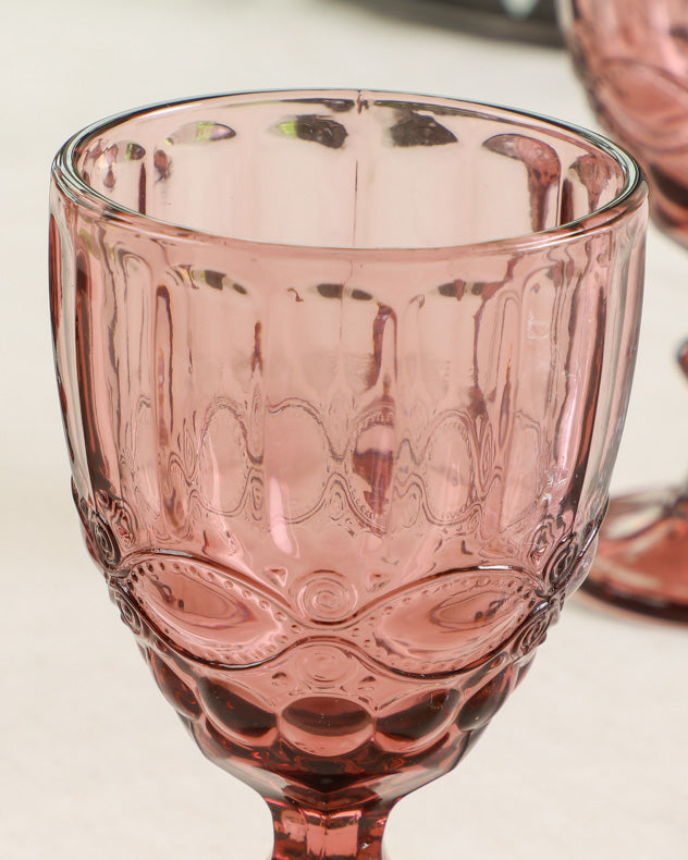 Aurielle Pink Wine Goblet