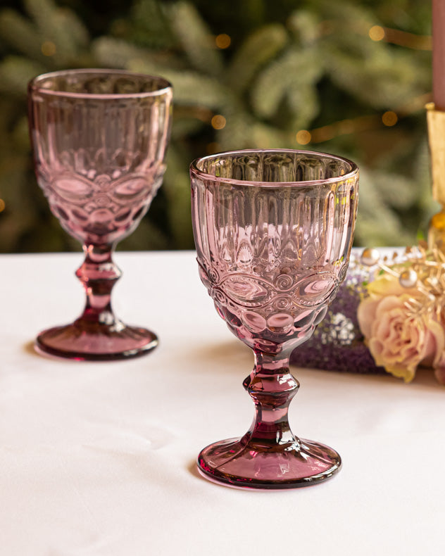 Aurielle Pink Wine Goblet