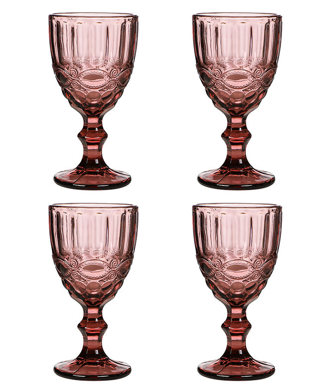 Aurielle Pink Wine Goblet