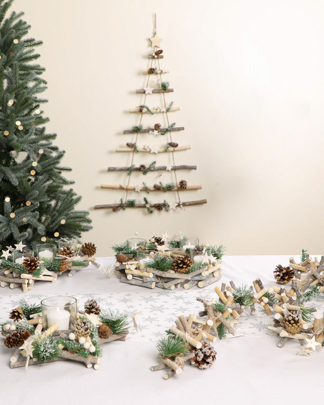 nordic christmas candle holder
