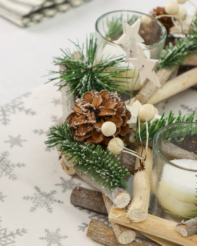 christmas candle holder