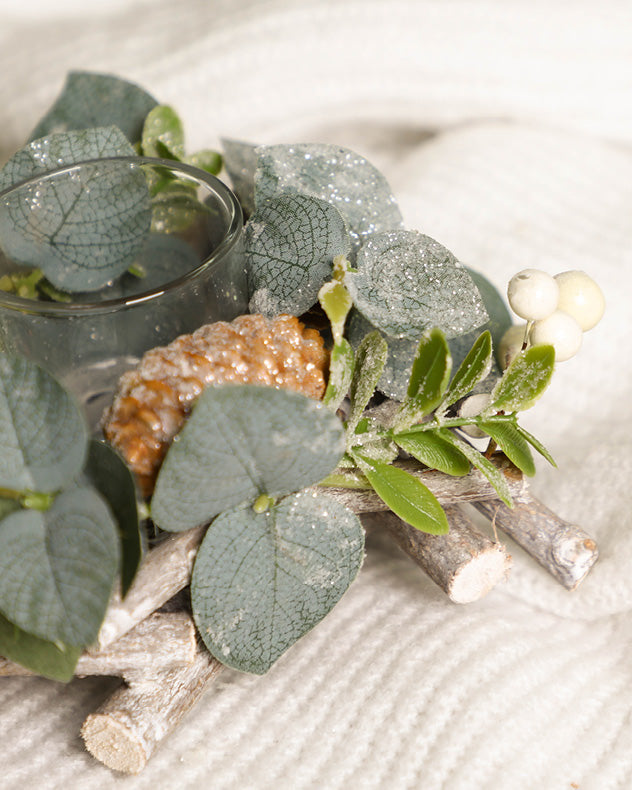 Nature Trail Christmas Tealight Holder Trio