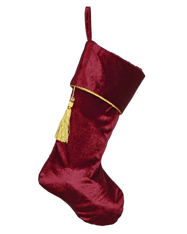 Kensington Red Velvet Christmas Stocking