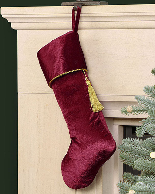 Kensington Red Velvet Christmas Stocking