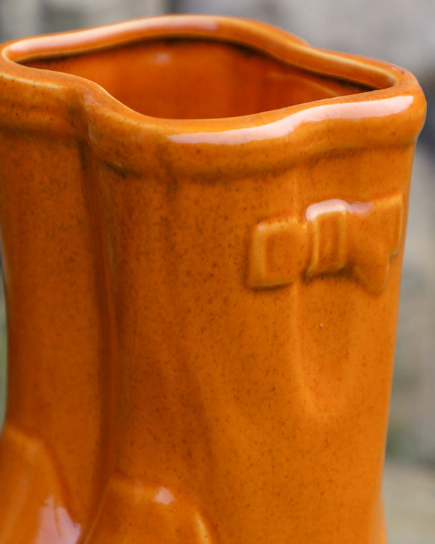 ceramic welly boot planter