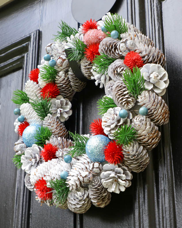 christmas front door wreath