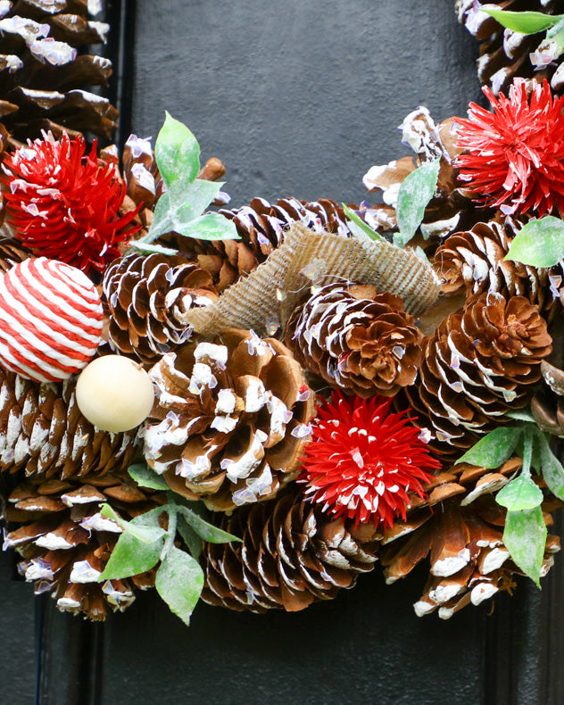 front door christmas wreath