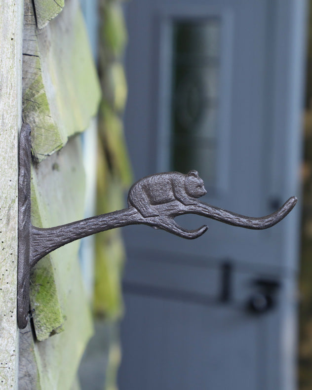 Bear Hanging Basket Bracket