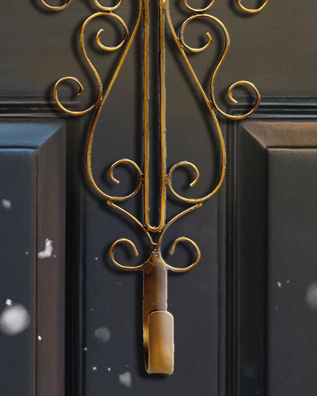 Extra Long Ornate Wreath Hanger