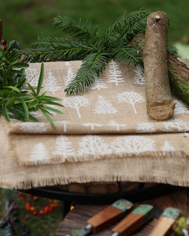 Woodland Natural Jute Table Runner