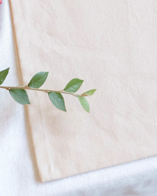 Plain Chambray Cotton Table Runner