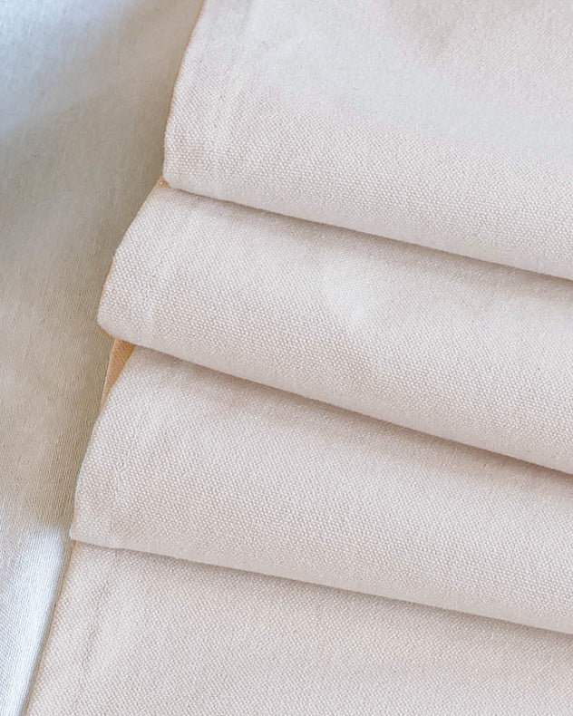 Plain Chambray Cotton Table Runner