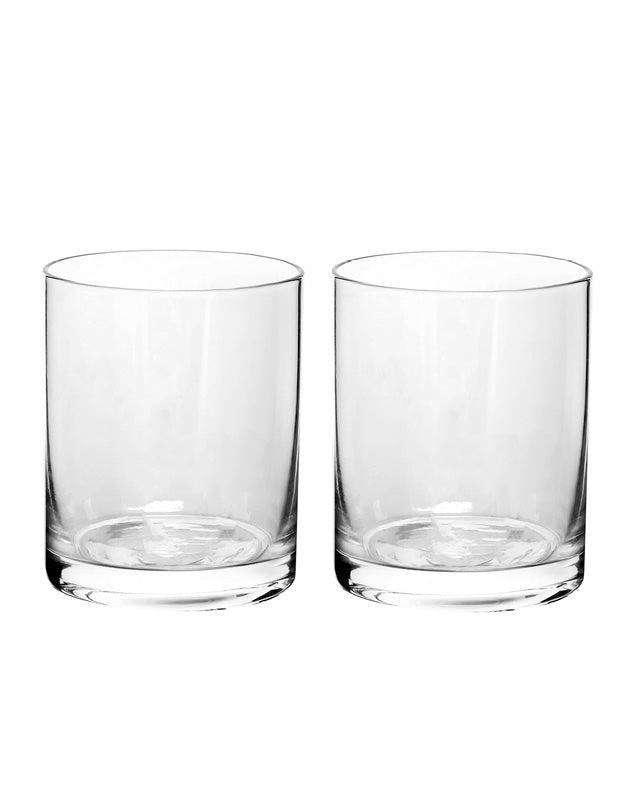 Pair of Classic Glass Whisky Tumblers