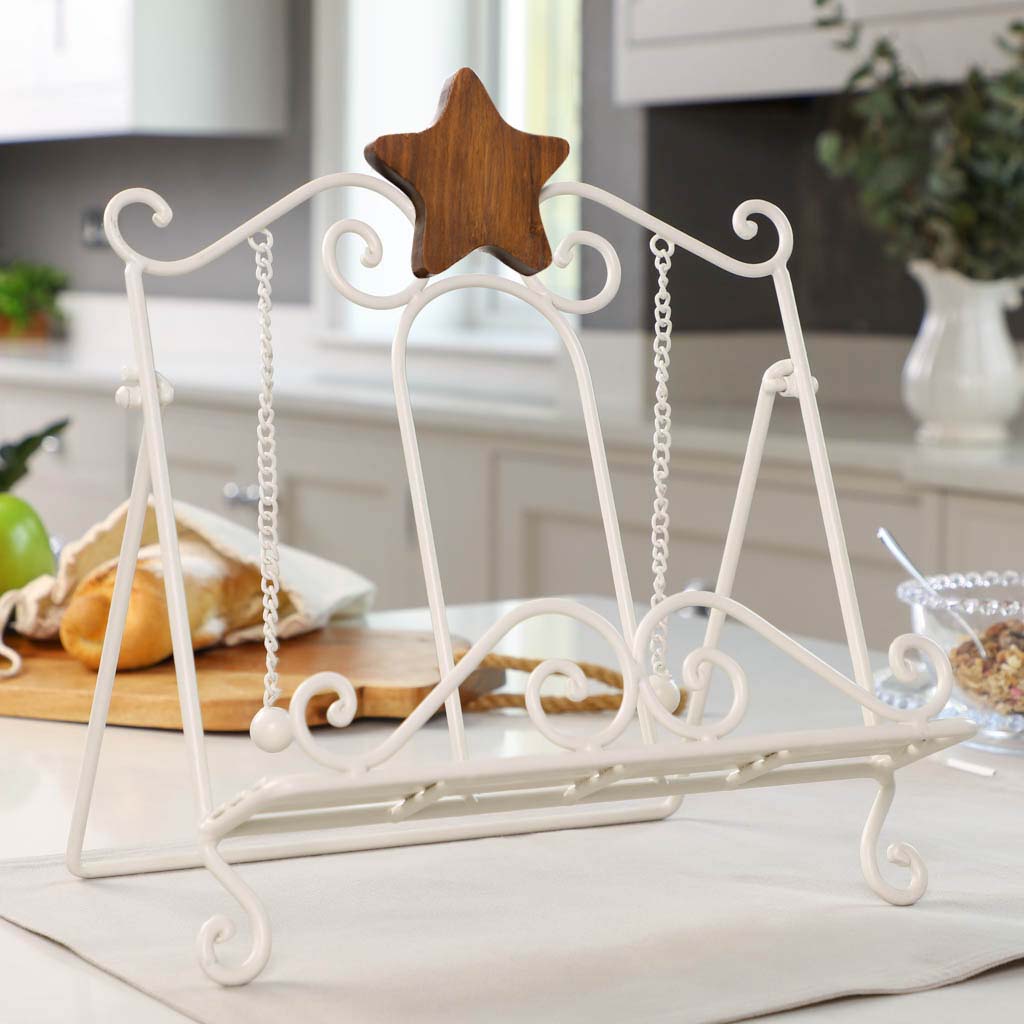 Cream Star Baker Recipe book Stand