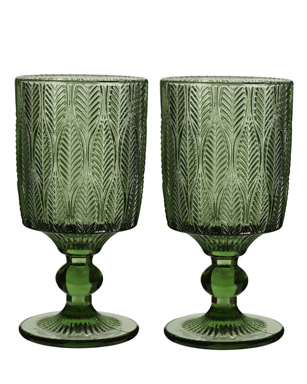 Botanic Green Goblet