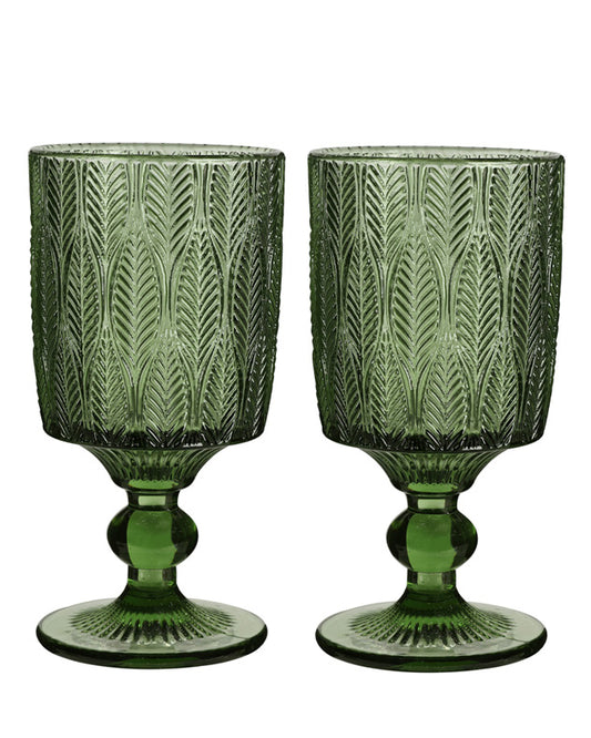 Botanic Green Goblet