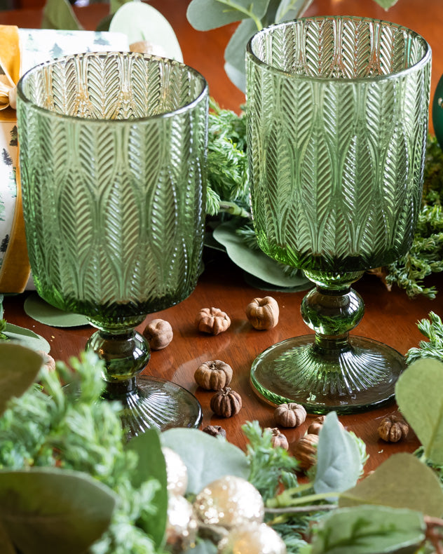Botanic Green Goblet