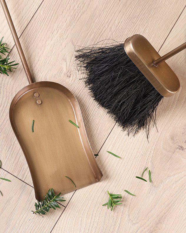 fireside brush and shovel