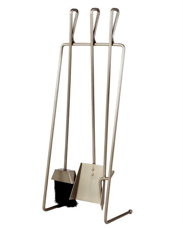 pewter finish companion set with 3 tools