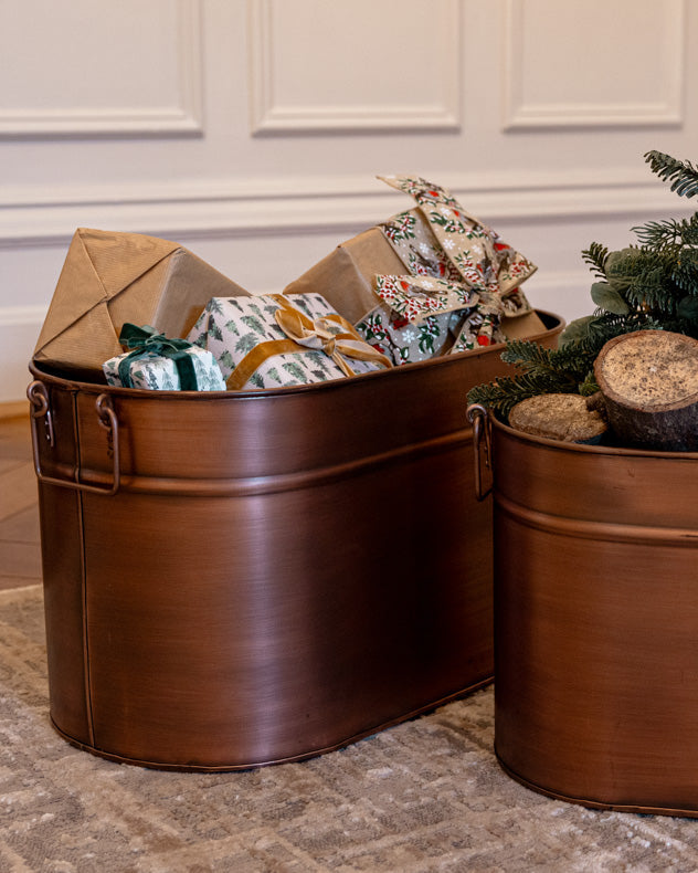 Bronte Copper Coal Bucket