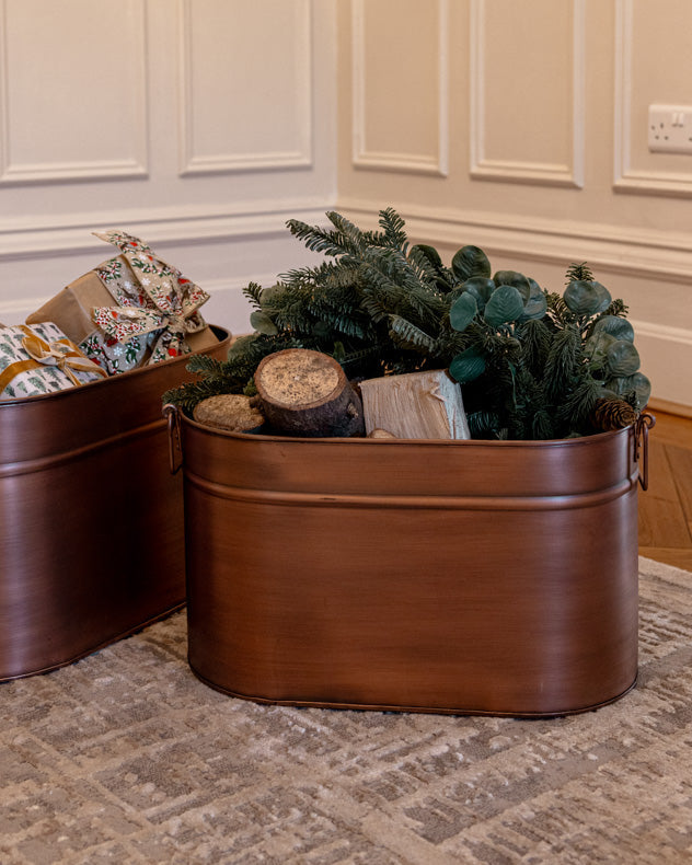 Bronte Copper Coal Bucket