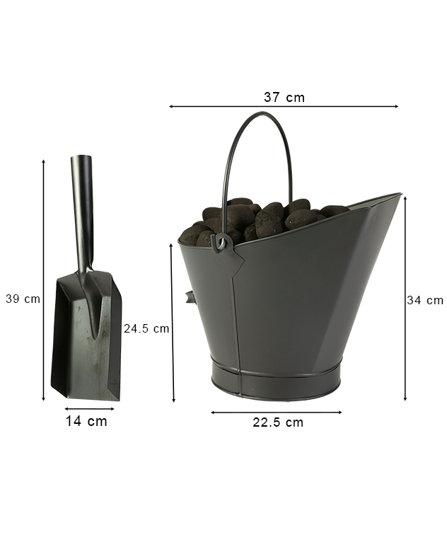 Dickens Coal Bucket with Shovel
