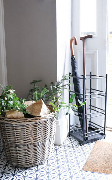 umbrella storage stand black