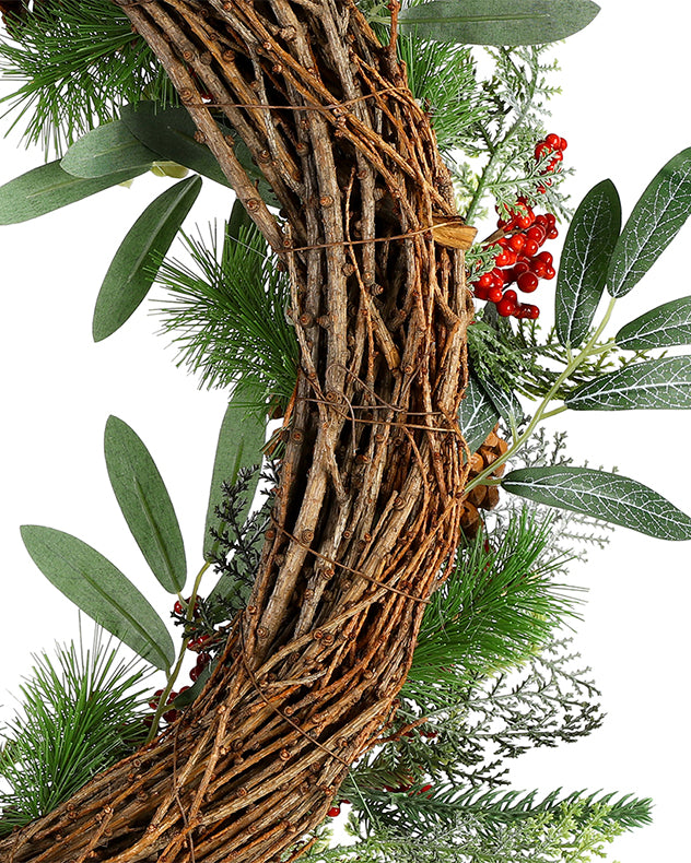 handmade christmas wreath