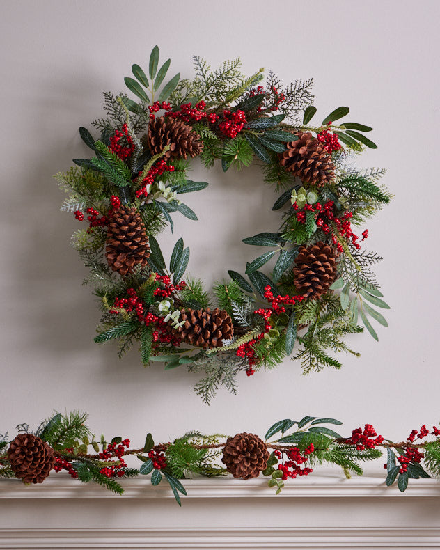 Redcurrent Pine Garland 180cm