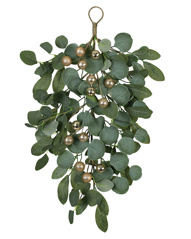 Gold Berry Eucalyptus Swag 67cm