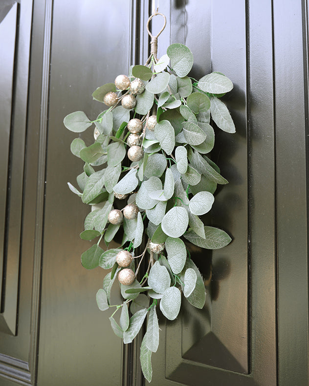 Gold Berry Eucalyptus Swag 67cm