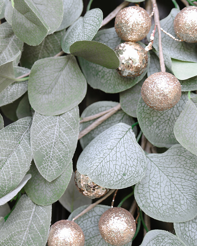 Gold Berry Eucalyptus Swag 67cm