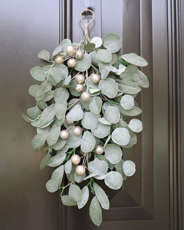 Gold Berry Eucalyptus Swag 67cm