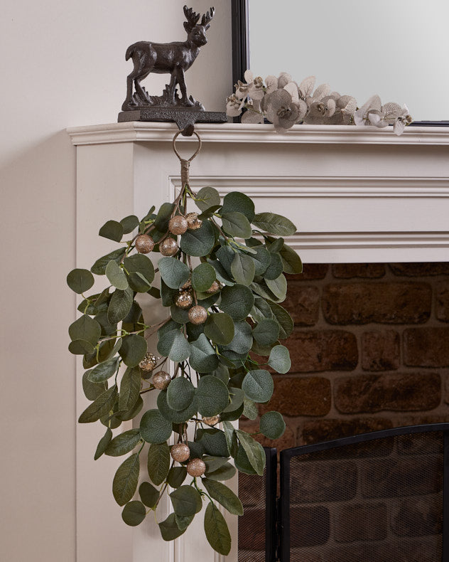 Gold Berry Eucalyptus Swag 67cm