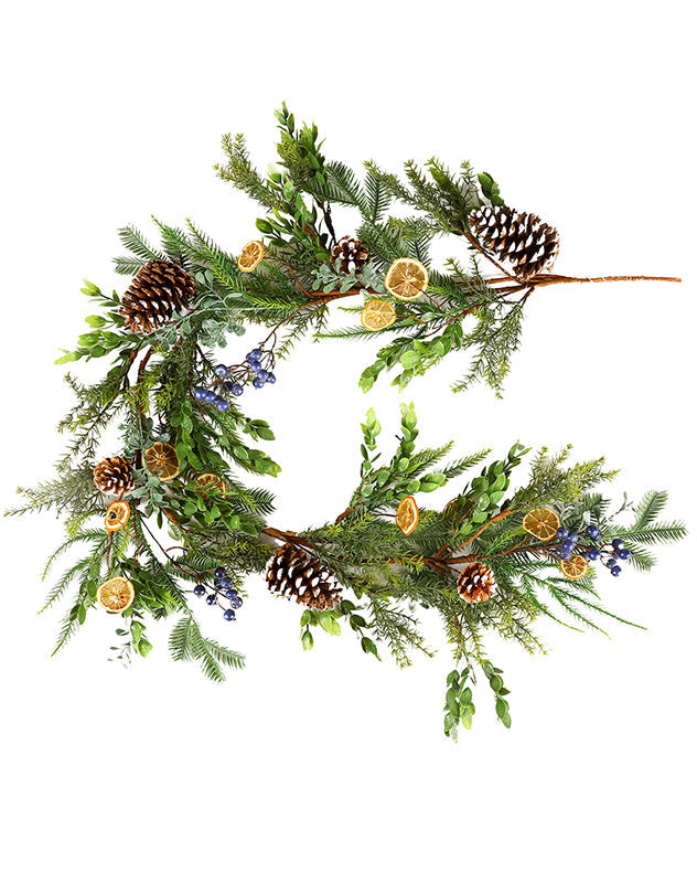 christmas fruits traditional christmas garland