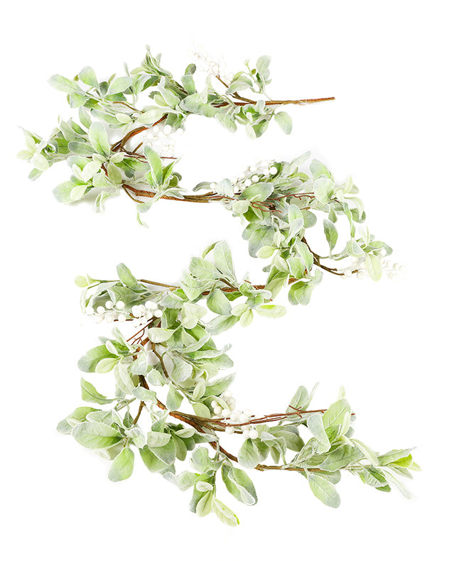 lambs ear christmas garland