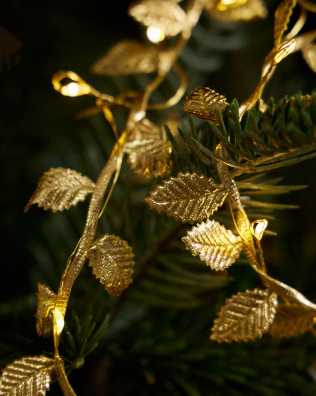 Gold Trailing leaf String Garland 200cm
