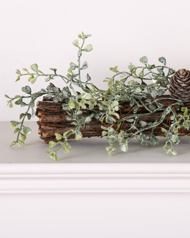 branch decoration on mantle