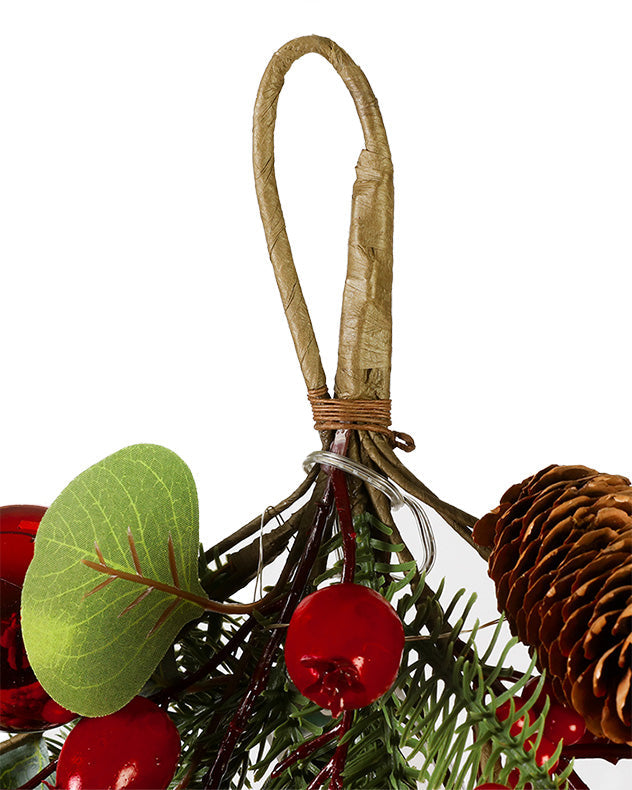 hanging christmas swag